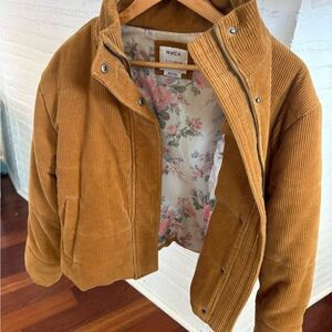 RVCA women Corduroy Jacket - Tan